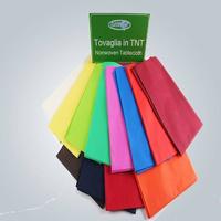 Soft Feeling Non Slip Various Color Disposable Table Cover Oilproof In Tnt Fabric