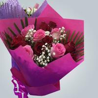 Purple spunbond nonwoven widely used in packing flowers in UAB
