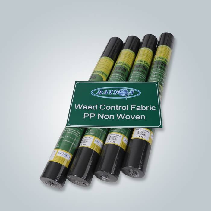 Black color weed control landscape fabric with hydrophilic water pemeability