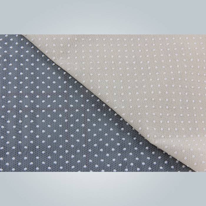 120ram schwarzen und grauen Farbe anti-Rutsch-Vlies für Matratzenbezug