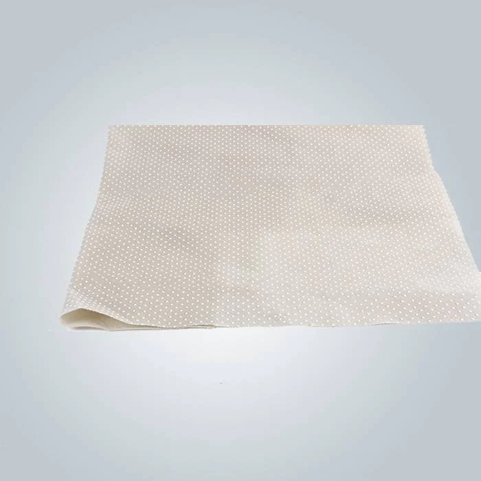 product-rayson nonwoven-Pvc dot anti slip nonwoven fabric is used to producing mattress-img-2