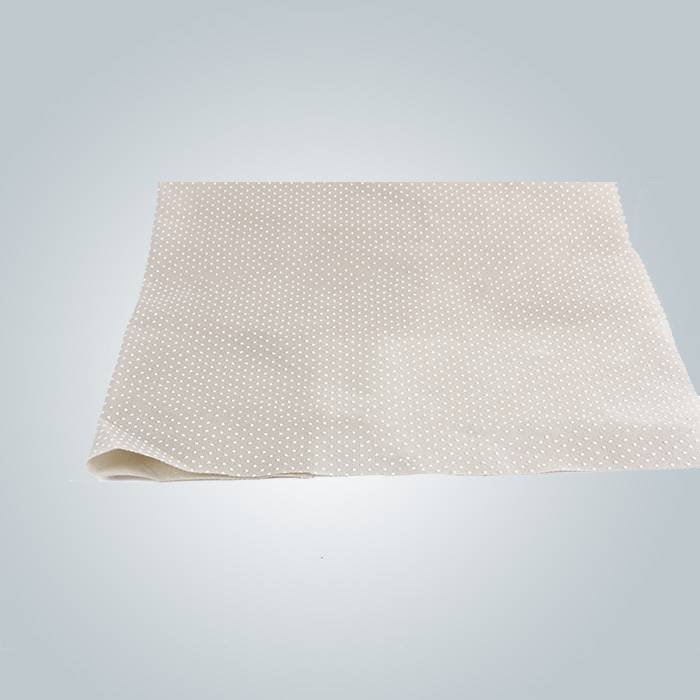 Pvc ドット アンチ スリップはマットレスを製造する不織布を使用
