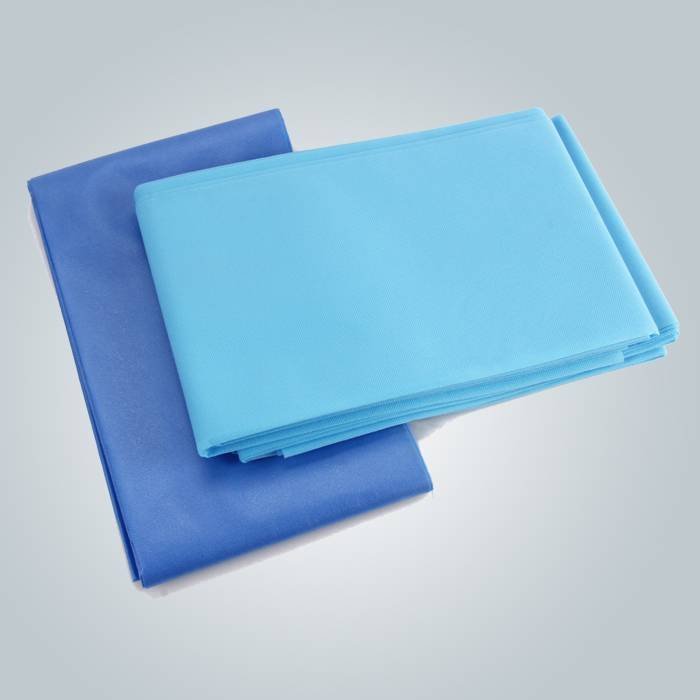 La sábana azul desechables por mayor de hojas para masaje