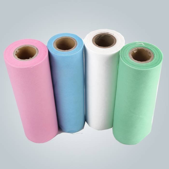 80cm Genişlik Antibakteriyel Pre-Cut Roll Diposable Nonwoven Yatak Örtüsü Hastane İçin