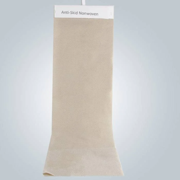 PVC Dotted Anti Slip Fabric Nonwoven Anti Skid Fabric Use In Slipper