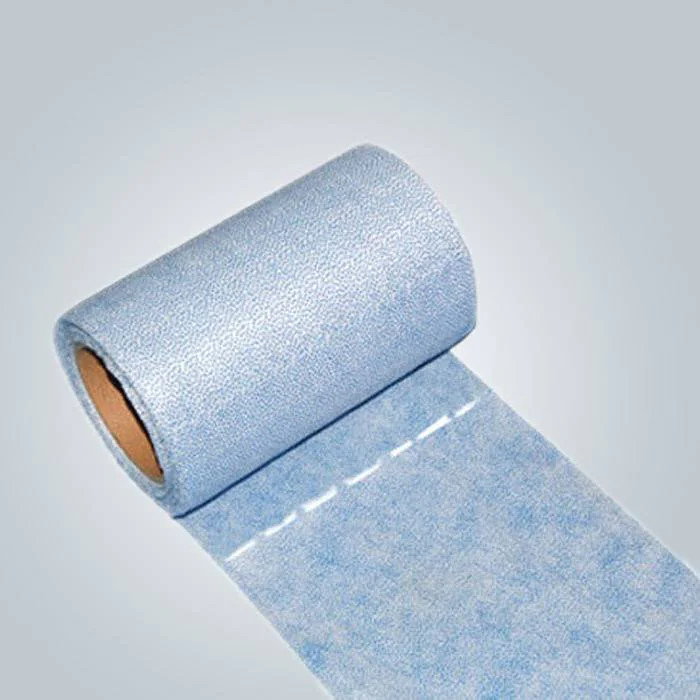 Spunbond Waxing Non Woven Bed Sheet Roll With Perforation Line For Easy Tearing