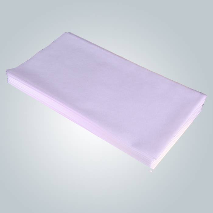 Feuille non-tissée jetable de Tableau de massage d'examen de polypropylène blanc 75 x 180 cm