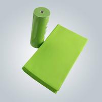 Light Green Pink Color Easy Carry TNT Disposable Bedsheet Packing In Roll Or Pieces