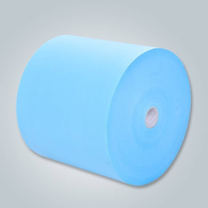 SGS certificado Color azul claro agua absorbente Spunbond de los PP tela no tejida