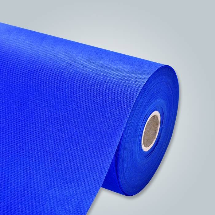 Tessuto blu pp non tessuti per lenzuola usa e getta