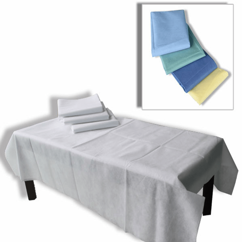 Drap de lit médical non tissé hygiénique et imperméable à l'eau