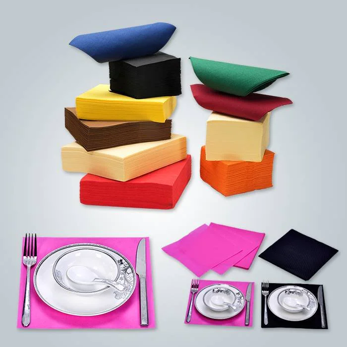Different size and shape for non woven table cloth