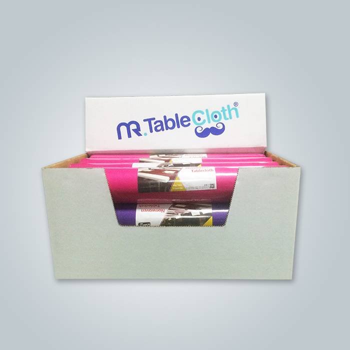 rayson nonwoven,ruixin,enviro table cloth pack in white carton Non Woven Tablecloth image53