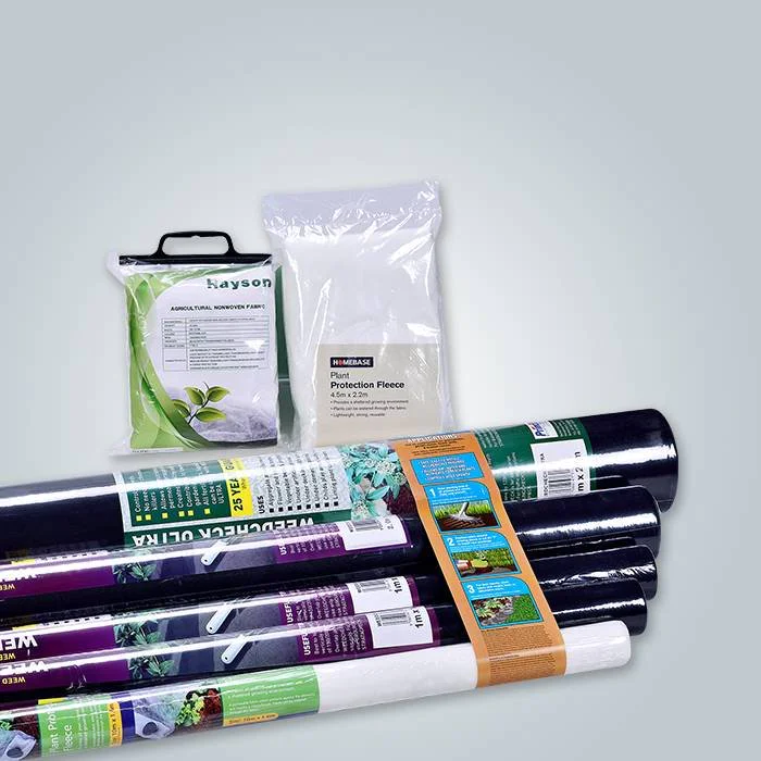 Agricultural cover non woven spunbond weed control fabric