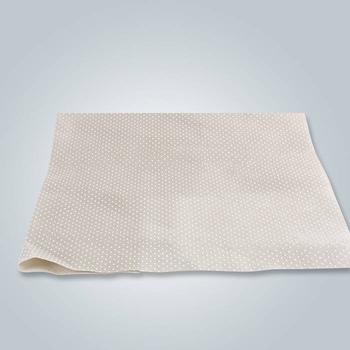 Recyclable Non Slip PVC Dot Anti Skid Fabric in Nonwoven Fabric