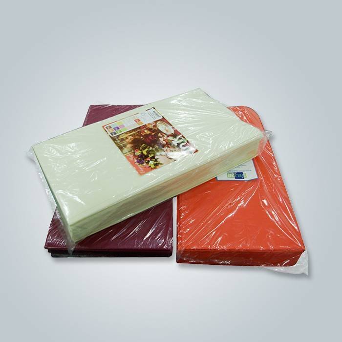 Lignes en ligne de nappe de tissu non-tissé de polypropylène d'achat en ligne