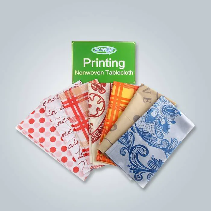 Square Printed Tablecloth Spun-bonded Fabirc , Eco Polypropylene Spunbond