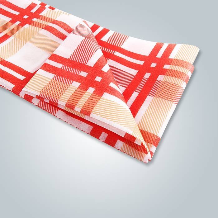 Obrusy ślubne Spunbond Tartan Printed Table Cloth