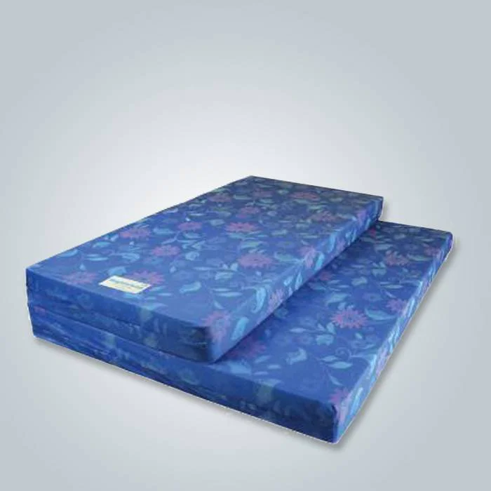 product-rayson nonwoven-Blue printing pattern polypropylene spunbond fabric manufacturer-img-2