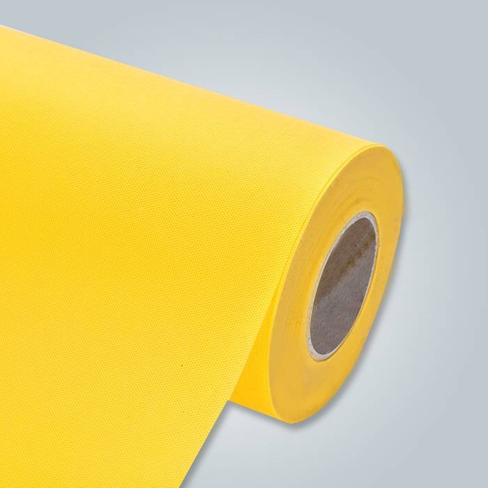 OEM & ODM Width 60" Size 100% PP Spunbond Fabric Yellow Color