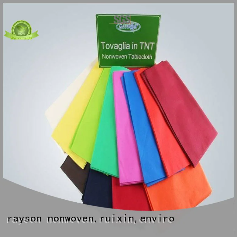 feeling touched non woven tablecloth export 30cm rayson nonwoven,ruixin,enviro company