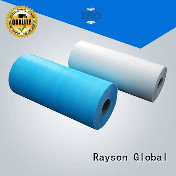 rayson nonwoven,ruixin,enviro Brand through spunlace ss custom non woven polyester fabric manufacturer