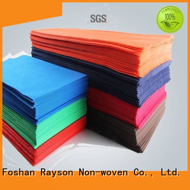 rayson nonwoven,ruixin,enviro degradable green tablecloth directly sale for packaging