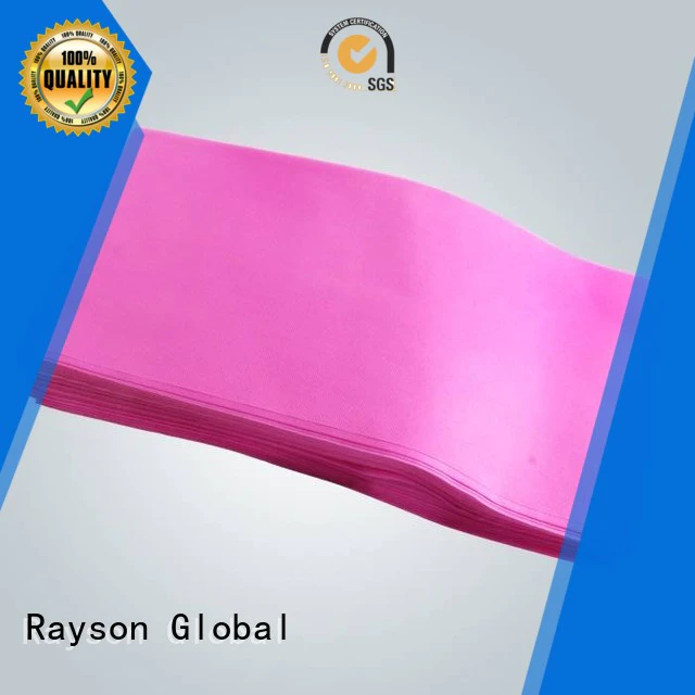 Custom pink spunbond pp non woven fabric price rayson nonwoven,ruixin,enviro 25gr