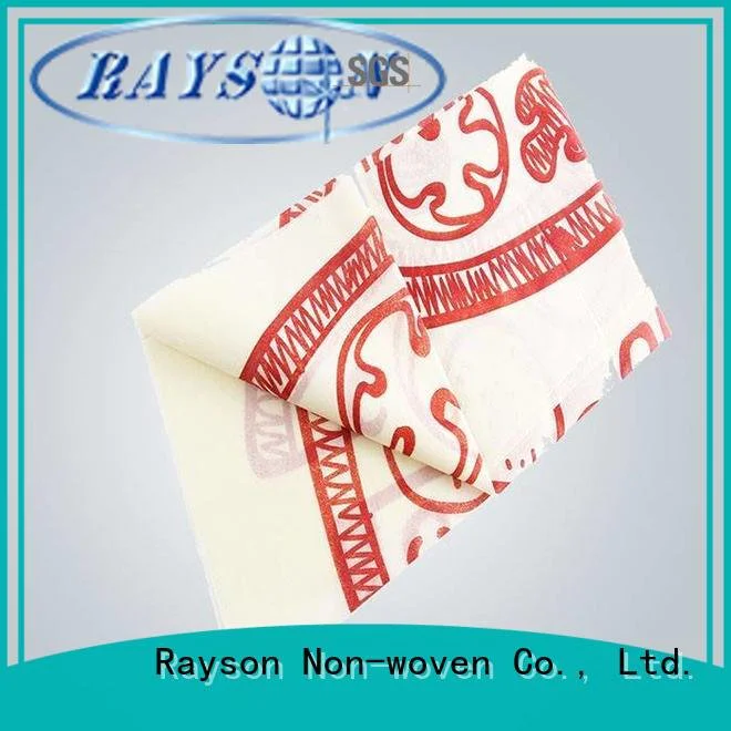 floral live color rayson nonwoven,ruixin,enviro printed table covers