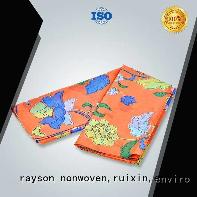 Hot spunlace nonwoven fabric suppliers brand 80gram arrival rayson nonwoven,ruixin,enviro Brand