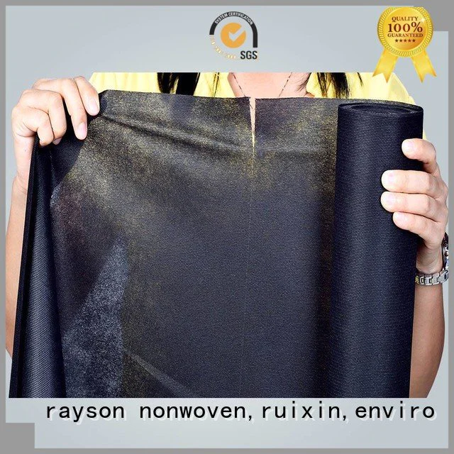 Custom non woven bag material polyester or raw rayson nonwoven,ruixin,enviro