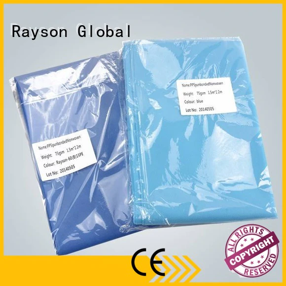 width perforated sheets rayson nonwoven,ruixin,enviro Brand non woven clothes manufacture