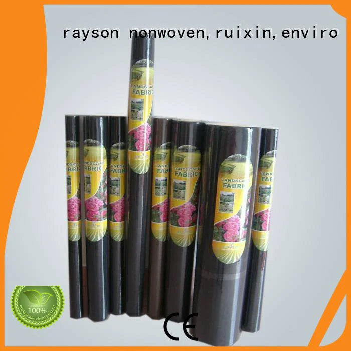 rayson nonwoven,ruixin,enviro protection 12 foot wide landscape fabric supplier for clothing